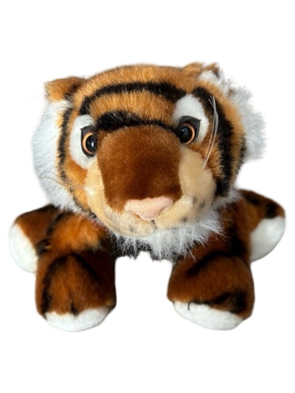 Vintage Steven Smith ~ Plush Tiger floppy, fuzzy beanbag lovey toy